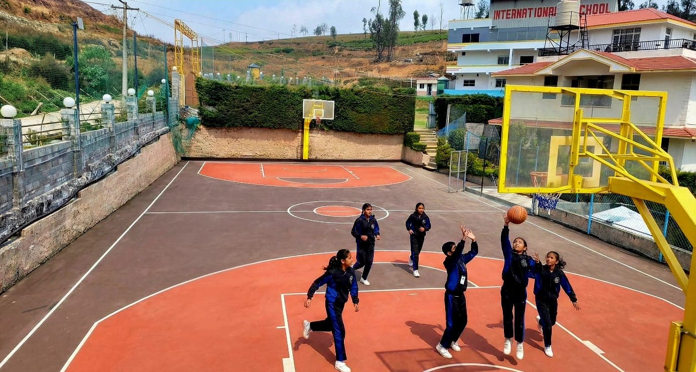 Synthetic Basketball Court